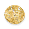 14K 3-D Cut-out Flower Bead Slide