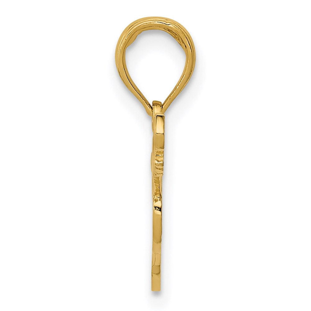 14K Acoustic Guitar Pendant