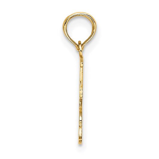 14K I HEART with Roller Skate Charm