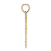14K HOCKEY Story Framed Charm