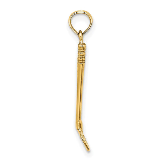 14K 3-D Golf Club Charm
