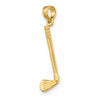 14K 3-D Golf Club Charm