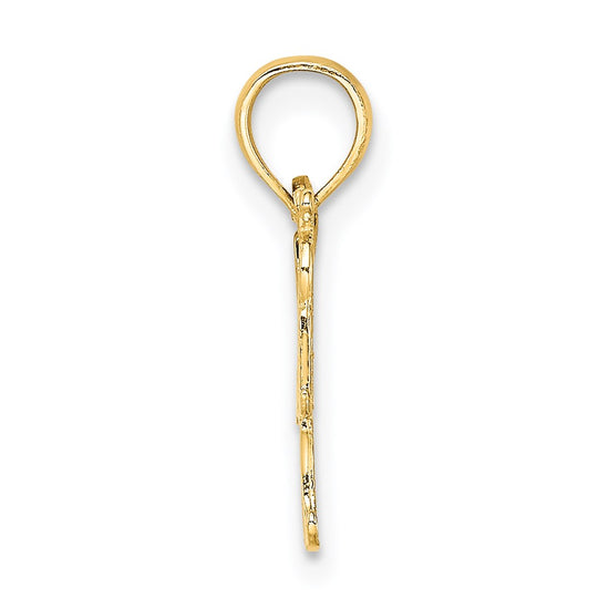 14K SOFTBALL MOM with Bat And Ball Charm