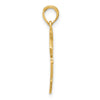 14K Baseball Diamond with Glove/Bat/Ball Pendant