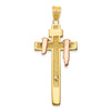 Gold INRI Cross Pendants