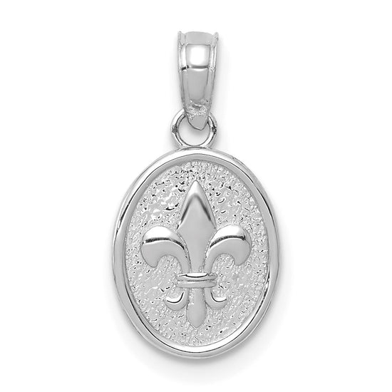 Gold Polished Flue de lis Pendants