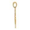 Gold Polished Clover Pendants