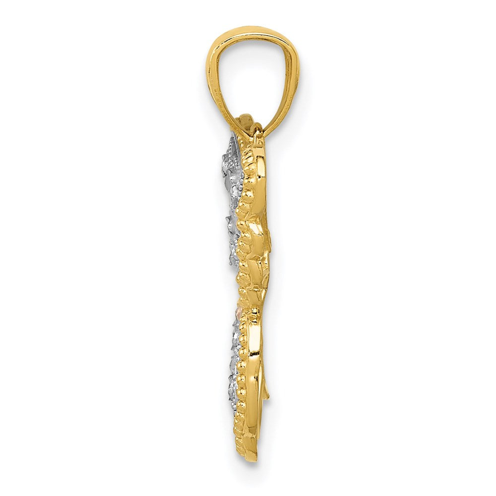 Gold Polished Butterfly Pendants