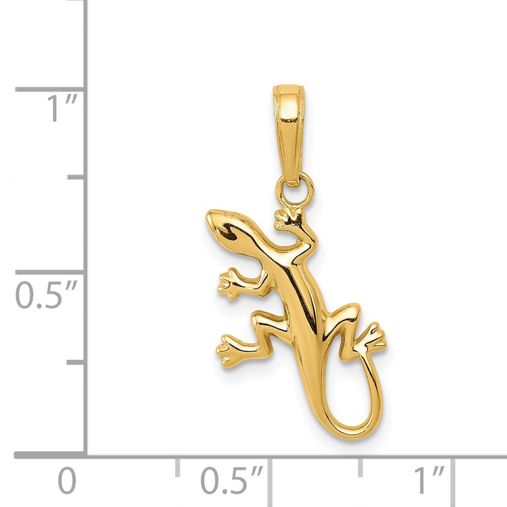 Gold Polished Reptile Pendants
