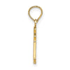 14k Polished S.F. Cable Car Charm