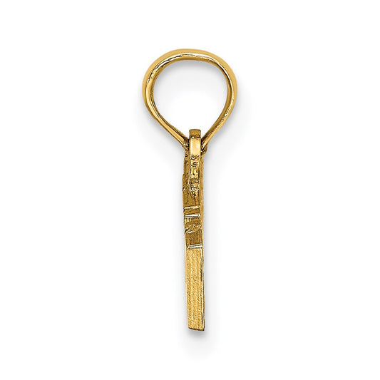 14k Polished ALASKA Charm