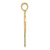 14k Polished Celtic Cross Pendant