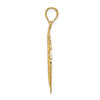 Gold Polished Flower Pendants