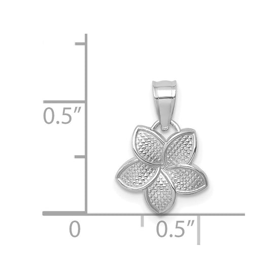 Gold Polished Flower Pendants