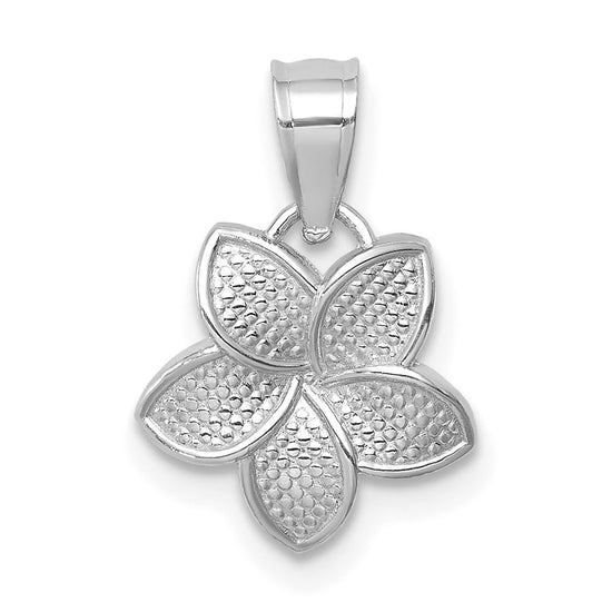 Gold Polished Flower Pendants