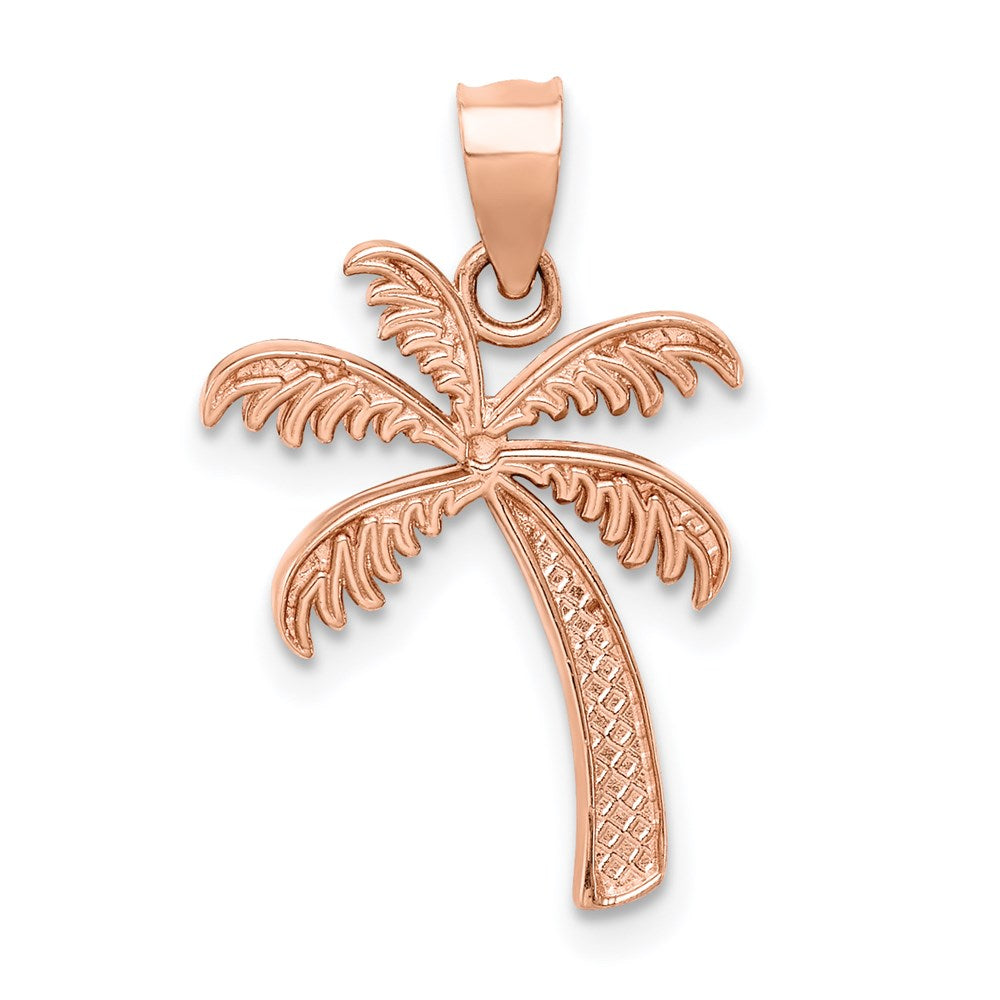 Gold Polished Palm Tree Pendants