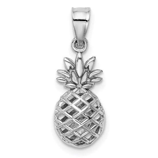 Gold Polished Pineapple Pendants