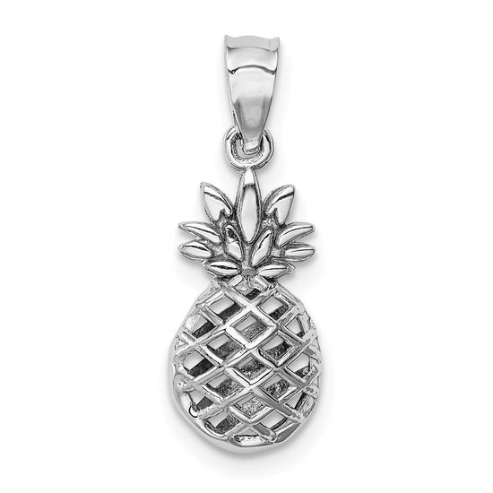 Gold Polished Pineapple Pendants