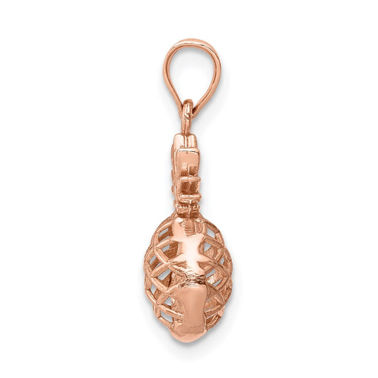 Gold Polished Pineapple Pendants