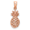 Gold Polished Pineapple Pendants