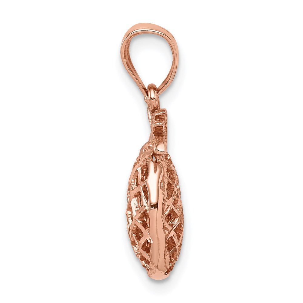 Gold Polished Pineapple Pendants