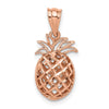 Gold Polished Pineapple Pendants