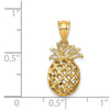 Gold Polished Pineapple Pendants