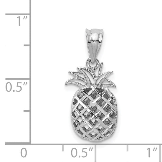 Gold Polished Pineapple Pendants