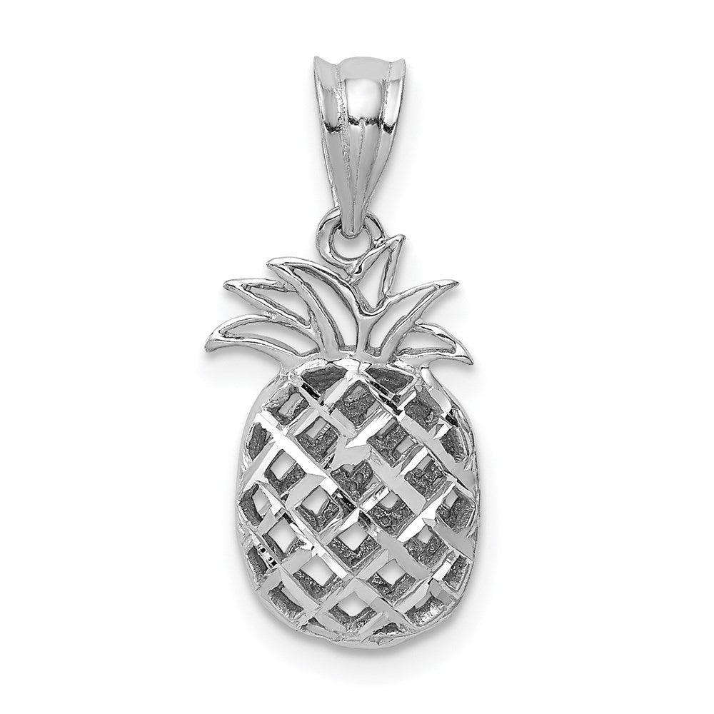 Gold Polished Pineapple Pendants