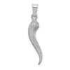 Gold Polished Italian Horn Pendants