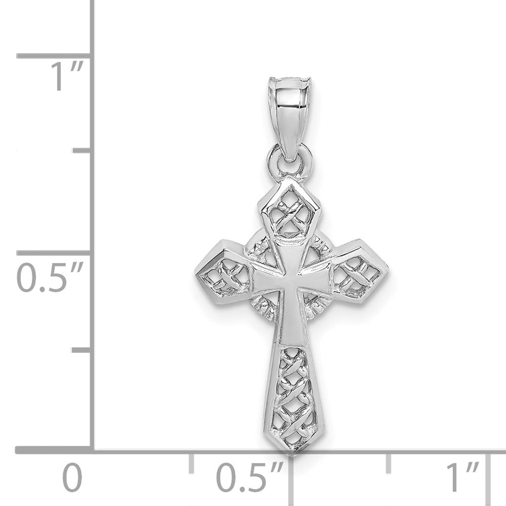 Gold Decorative Cross Pendant