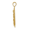 14K Polished and Textured Our Lady of Guadalupe Pendant