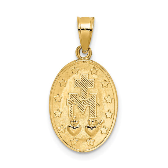 Gold Miraculous Medal Pendants