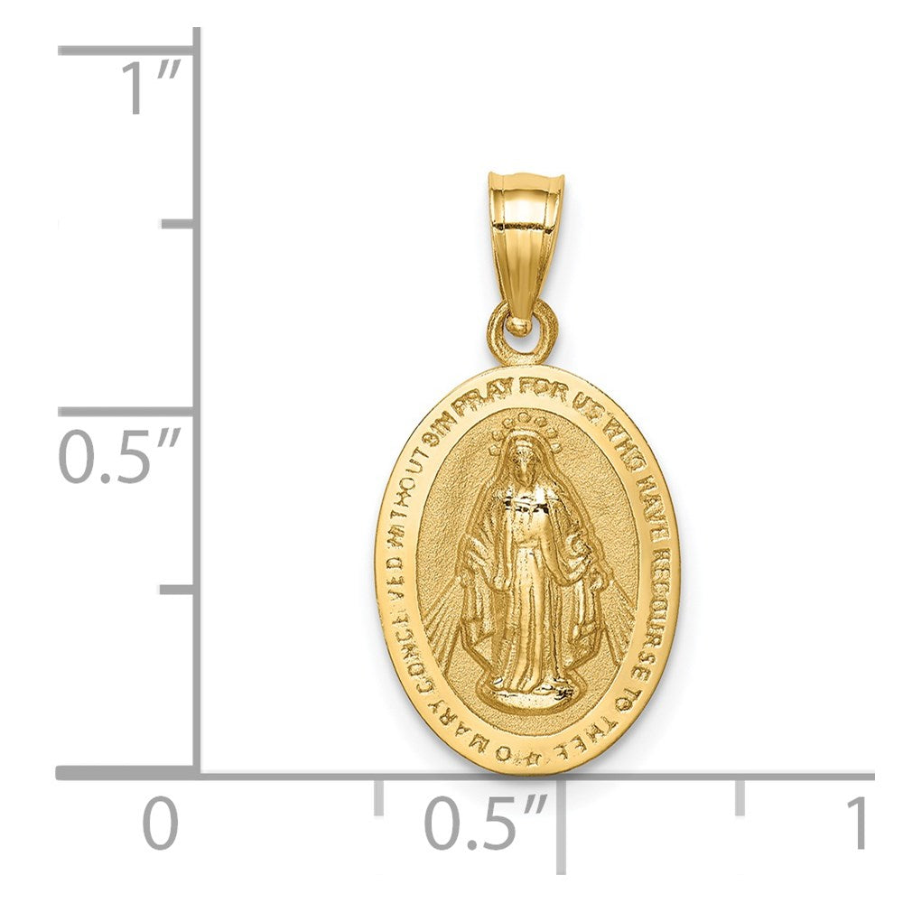 Gold Miraculous Medal Pendants