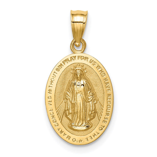 Gold Miraculous Medal Pendants