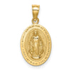 Gold Miraculous Medal Pendants