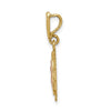 14K Two-tone Polished Our Lady of Guadalupe Oval Pendant