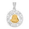 Gold Religious Medal Pendants