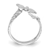 Gold Polished Butterfly Toe Ring