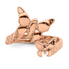 Gold Polished Butterfly Toe Ring