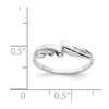 Gold Polished Wave Rings