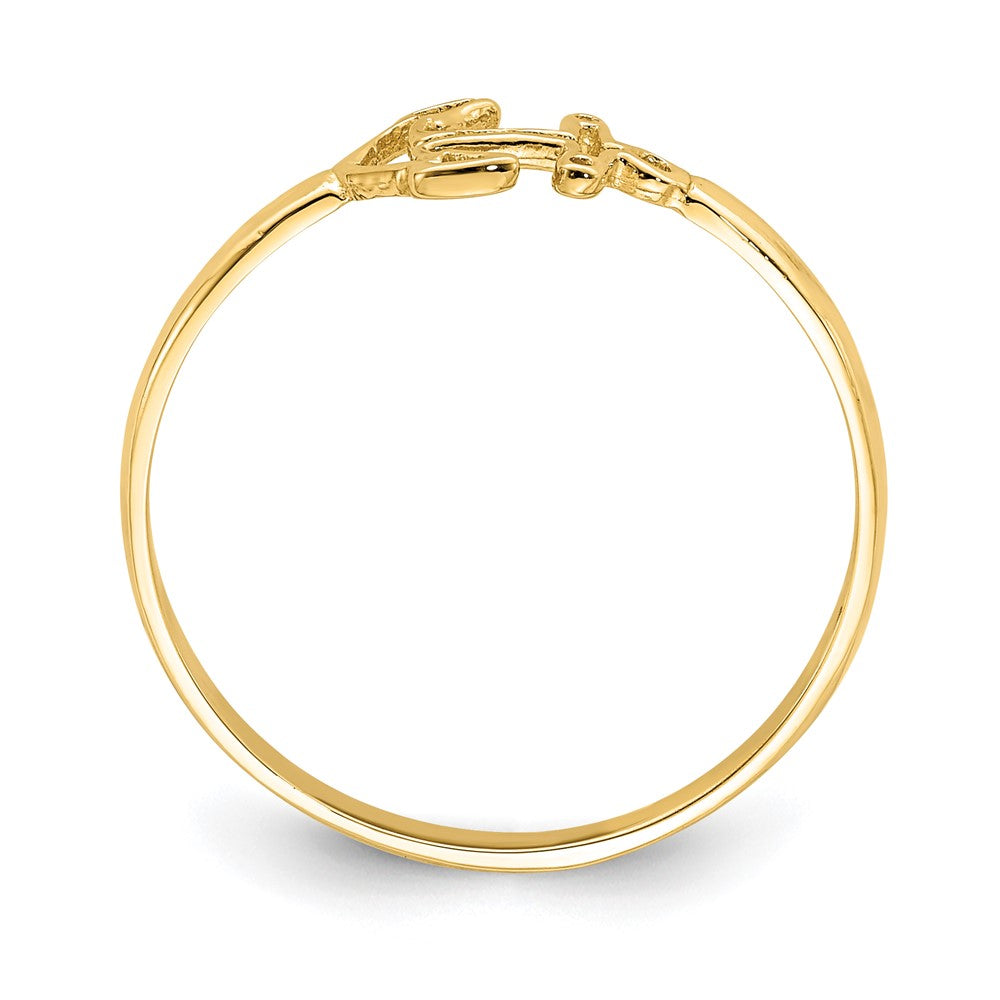 Gold Polished Anchor Rings