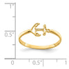 Gold Polished Anchor Rings