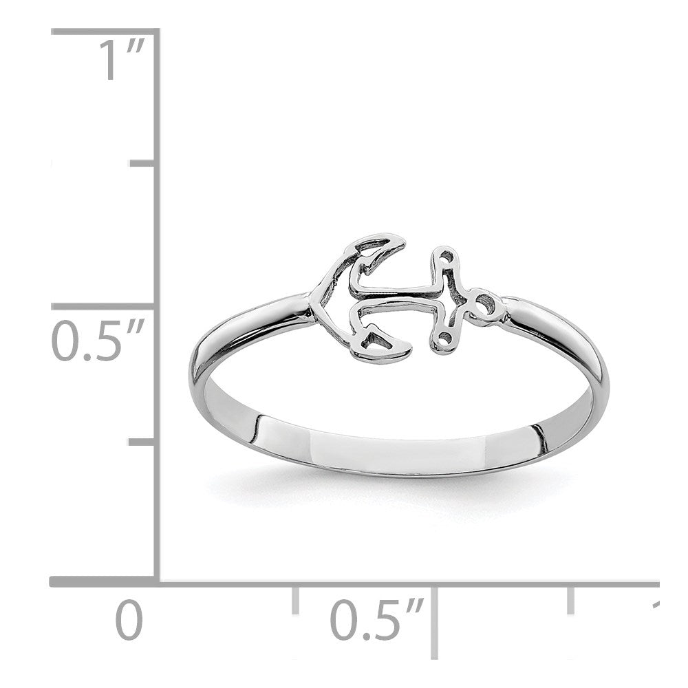 Gold Polished Anchor Rings