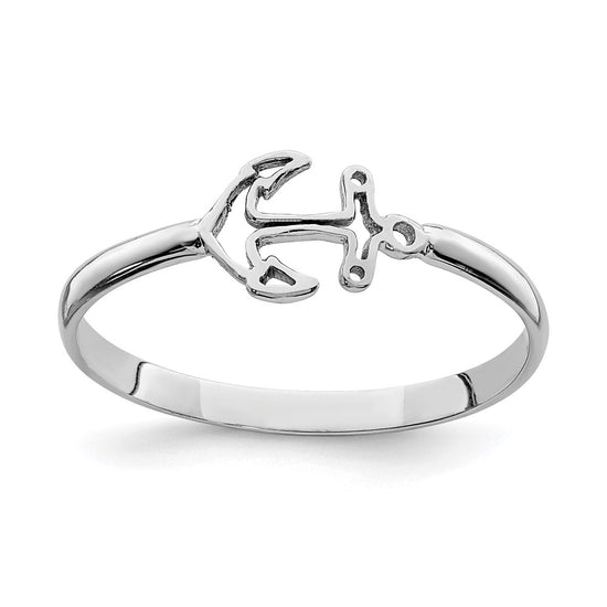 Gold Polished Anchor Rings
