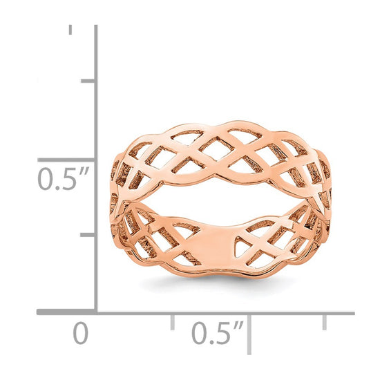 Gold Polished Celtic Knot Rings