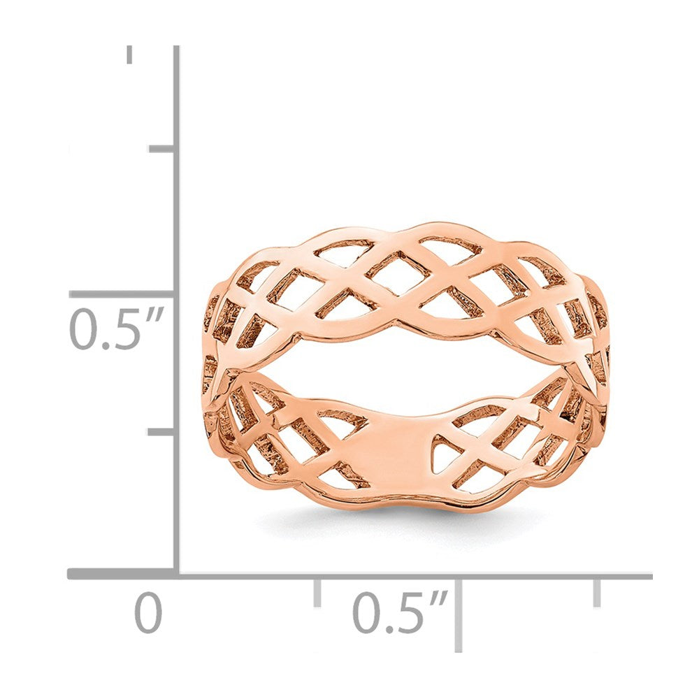 Gold Polished Celtic Knot Rings