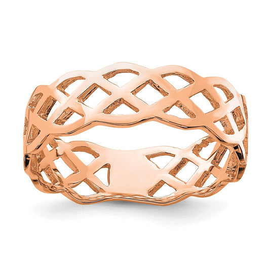 Gold Polished Celtic Knot Rings