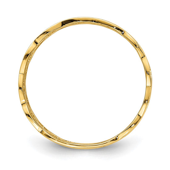 Gold Polished Celtic Knot Rings
