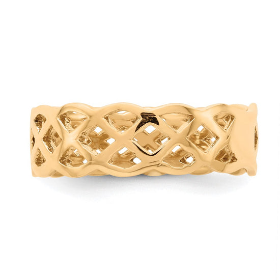 Gold Polished Celtic Knot Rings